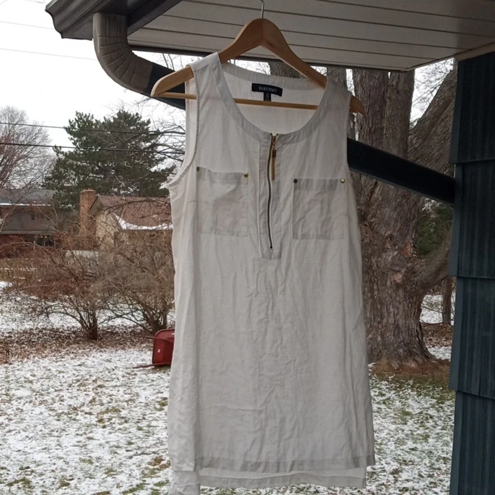 Linen tunic top Med Ellen Tracy - Picture 2 of 9
